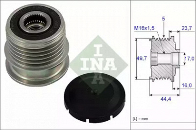 WILMINK GROUP wg1253594 -  Механизм свободного хода генератора